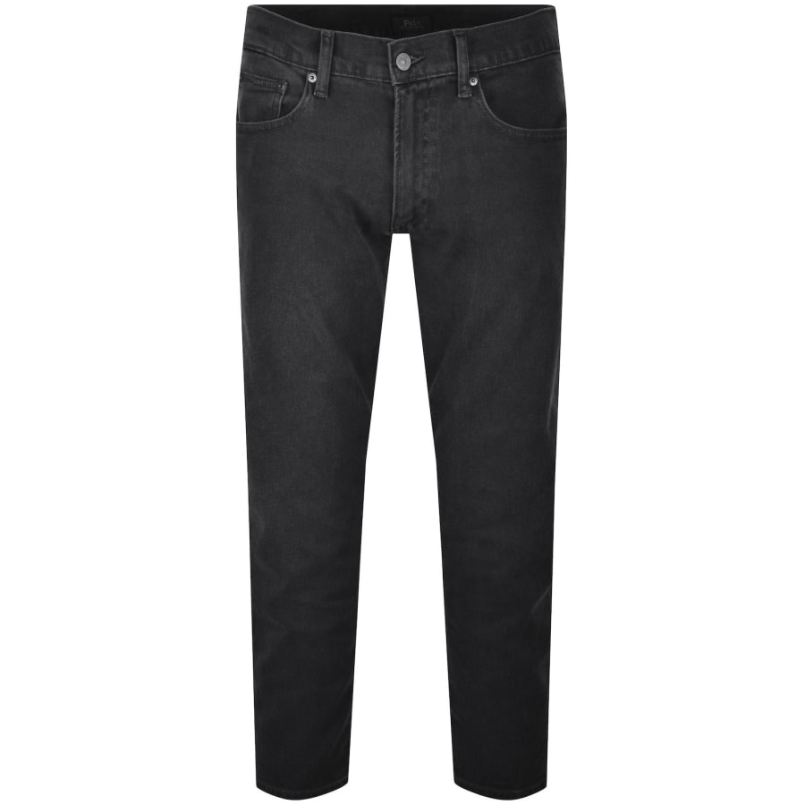 Image number 2 for Ralph Lauren Parkside Tapered Fit Dark Grey Jeans