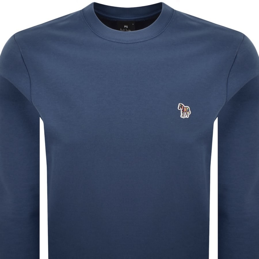 Image number 2 for Paul Smith Zebra Sweatshirt Blue