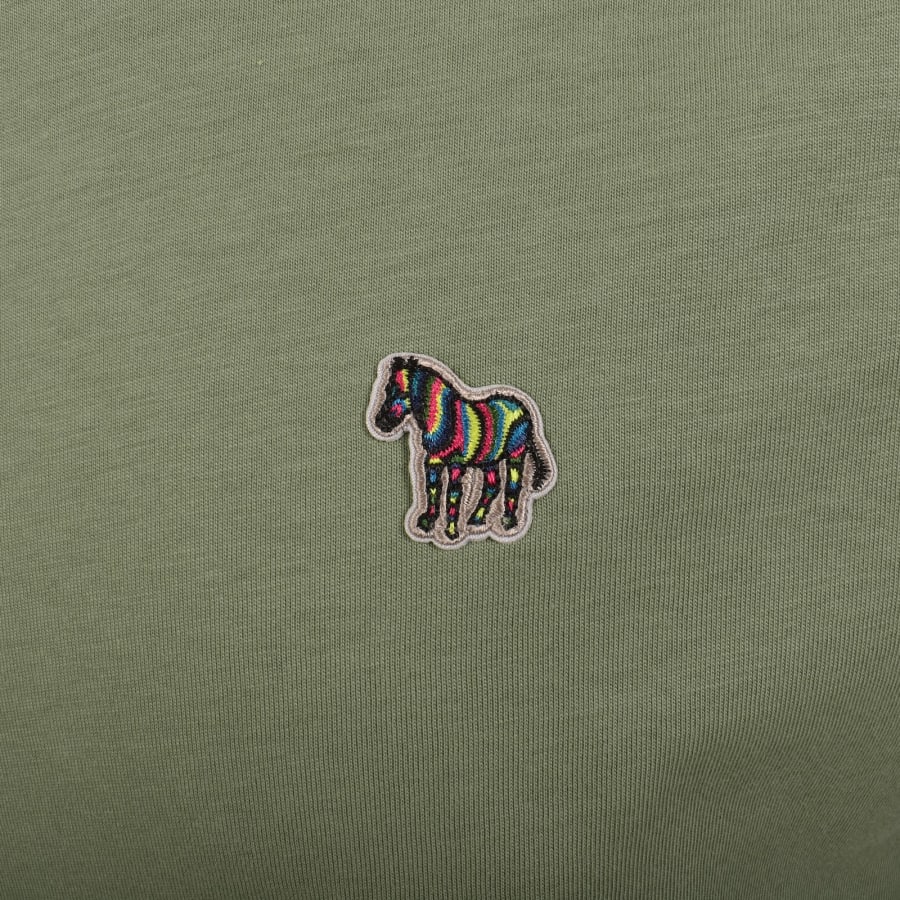 Image number 3 for Paul Smith Short Sleeve Zebra T Shirt Green