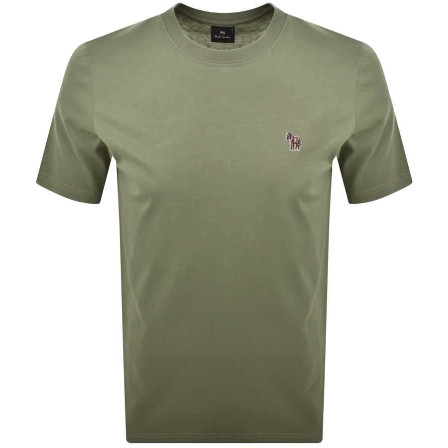 Image number 1 for Paul Smith Short Sleeve Zebra T Shirt Green