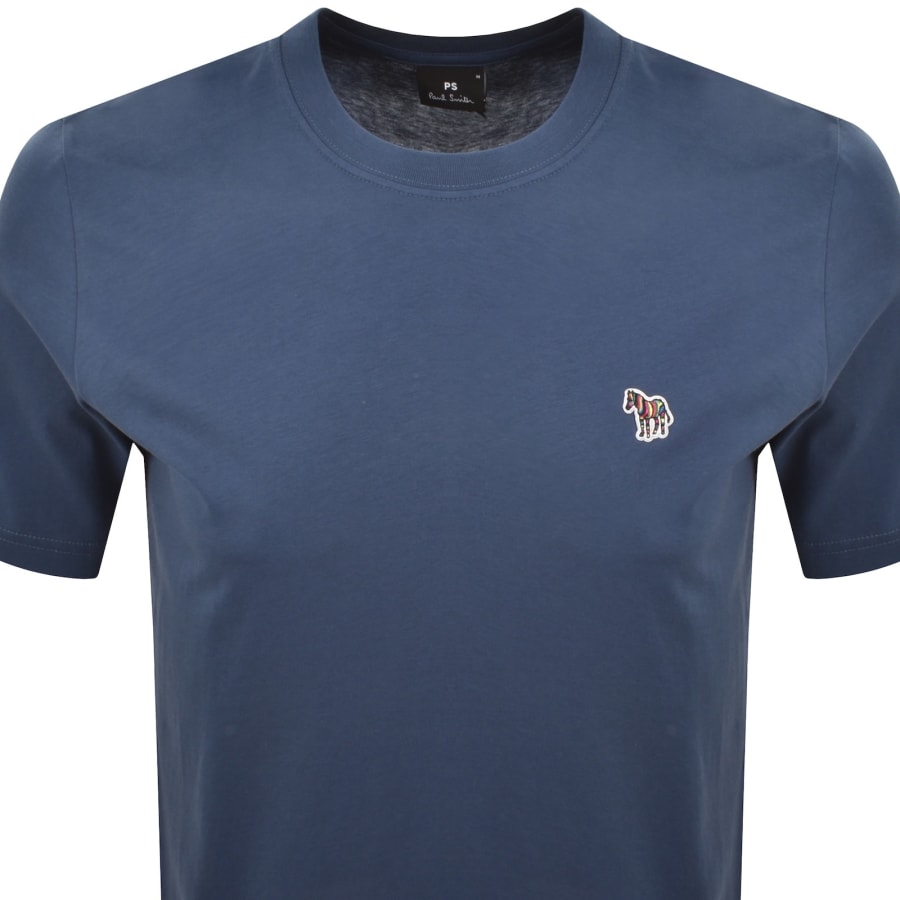 Image number 2 for Paul Smith Short Sleeve Zebra T Shirt Blue