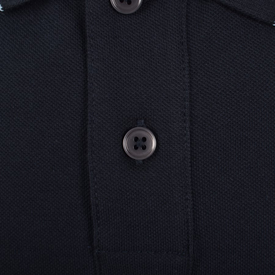 Image number 4 for Paul Smith Tipped Polo T Shirt Navy