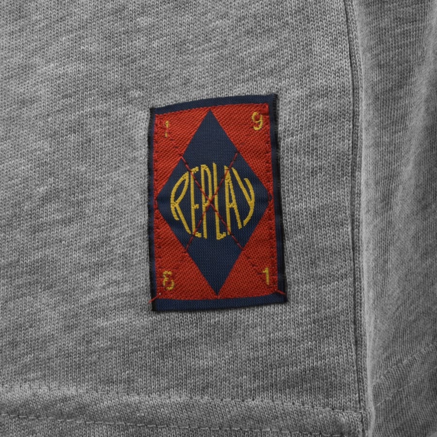 Image number 4 for Replay Graphic T Shirt Grey