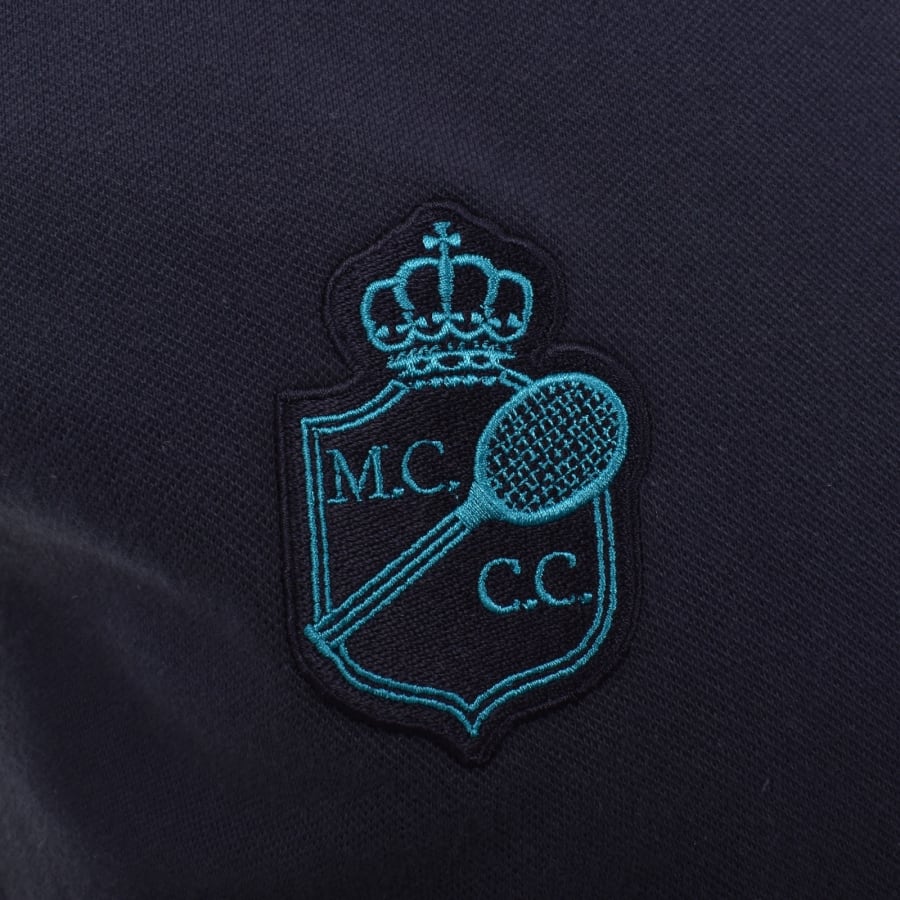 Image number 4 for Replay Short Sleeved Polo T Shirt Navy