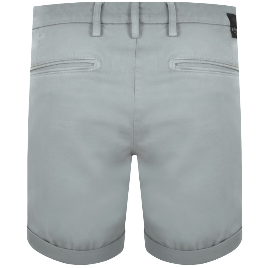 Image number 2 for Replay Benni Regular Fit Denim Shorts Blue