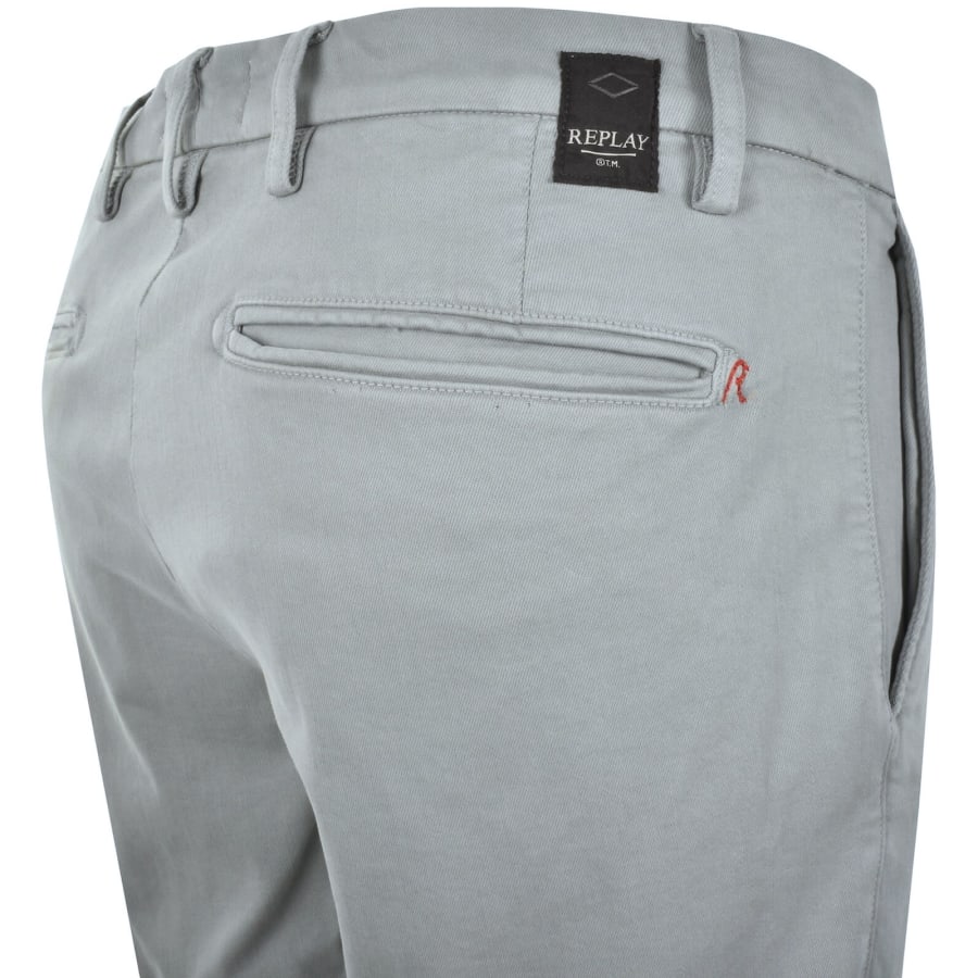 Image number 3 for Replay Benni Regular Fit Denim Shorts Blue