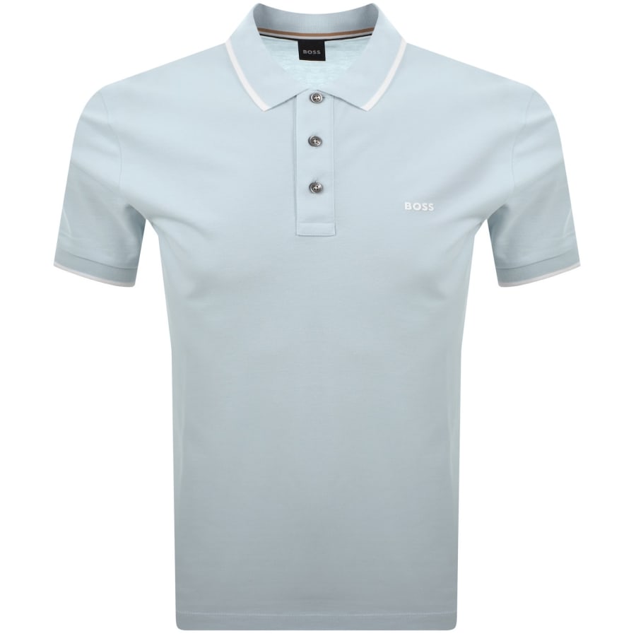 Image number 1 for BOSS Parlay 190 Polo T Shirt Blue