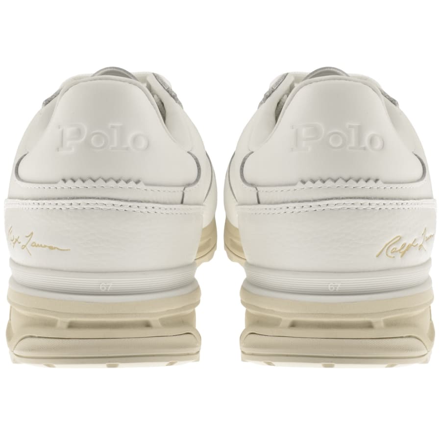 Image number 2 for Ralph Lauren Varick Trainers White