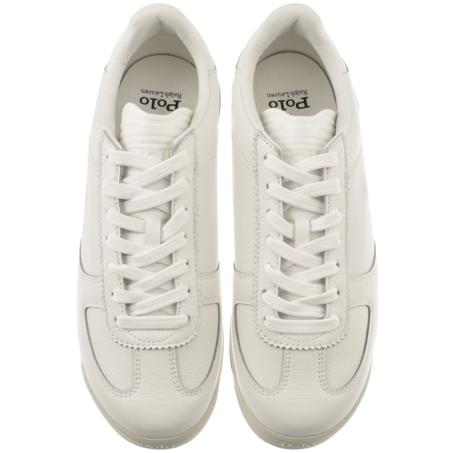 Image number 3 for Ralph Lauren Varick Trainers White