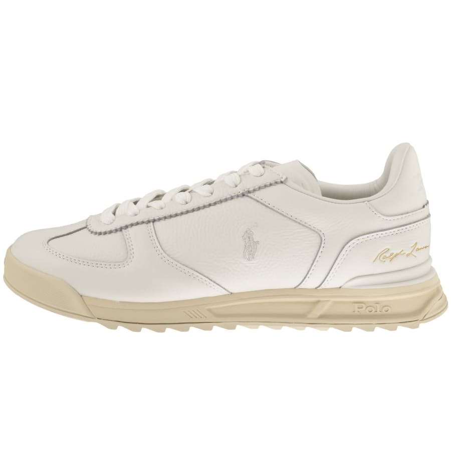 Image number 1 for Ralph Lauren Varick Trainers White