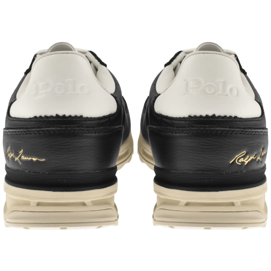 Image number 2 for Ralph Lauren Varick Trainers Black