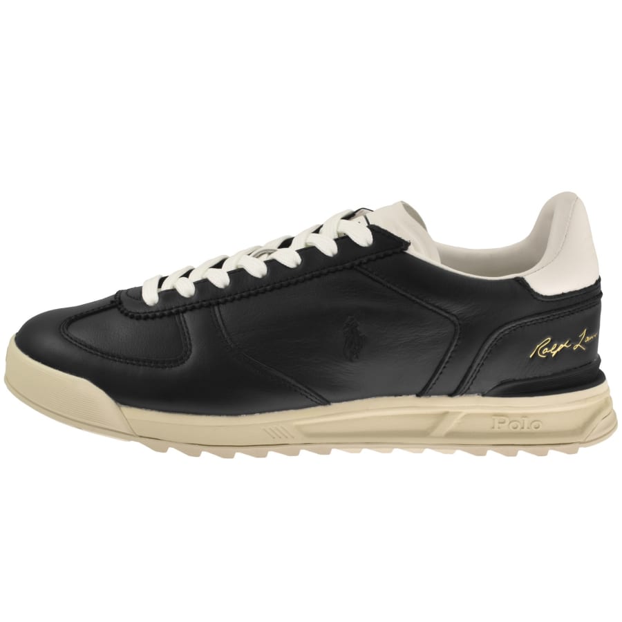 Image number 1 for Ralph Lauren Varick Trainers Black