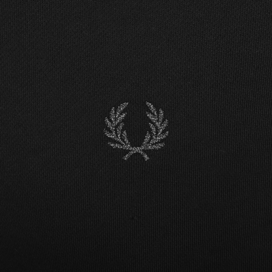 Image number 4 for Fred Perry Reflective Hoodie Black
