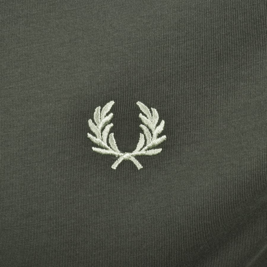 Image number 3 for Fred Perry Twin Tipped T Shirt Field Green