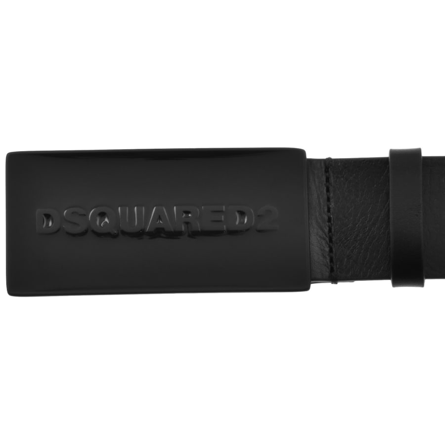 Image number 3 for DSQUARED2 Plaque Belt Black
