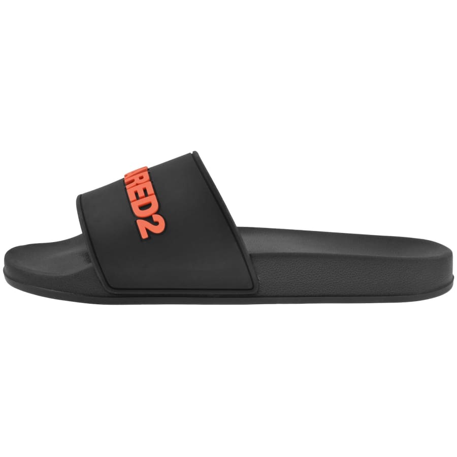 Image number 2 for DSQUARED2 Logo Sliders Black