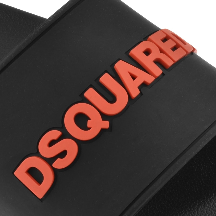 Image number 4 for DSQUARED2 Logo Sliders Black