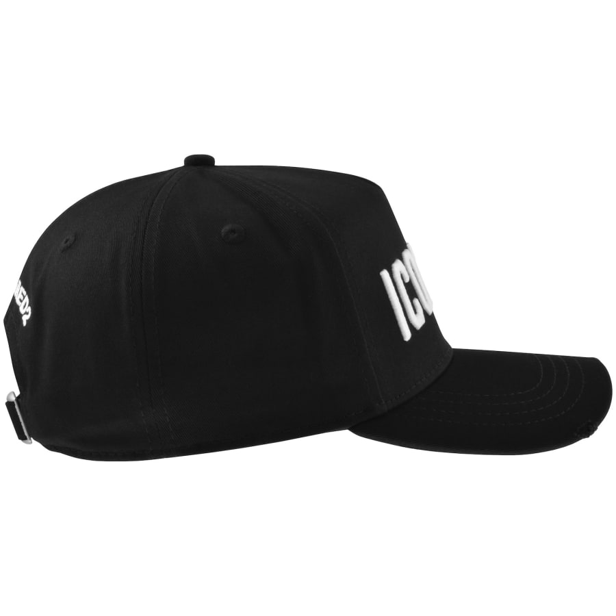 Image number 2 for DSQUARED2 Badge Baseball Cap Black