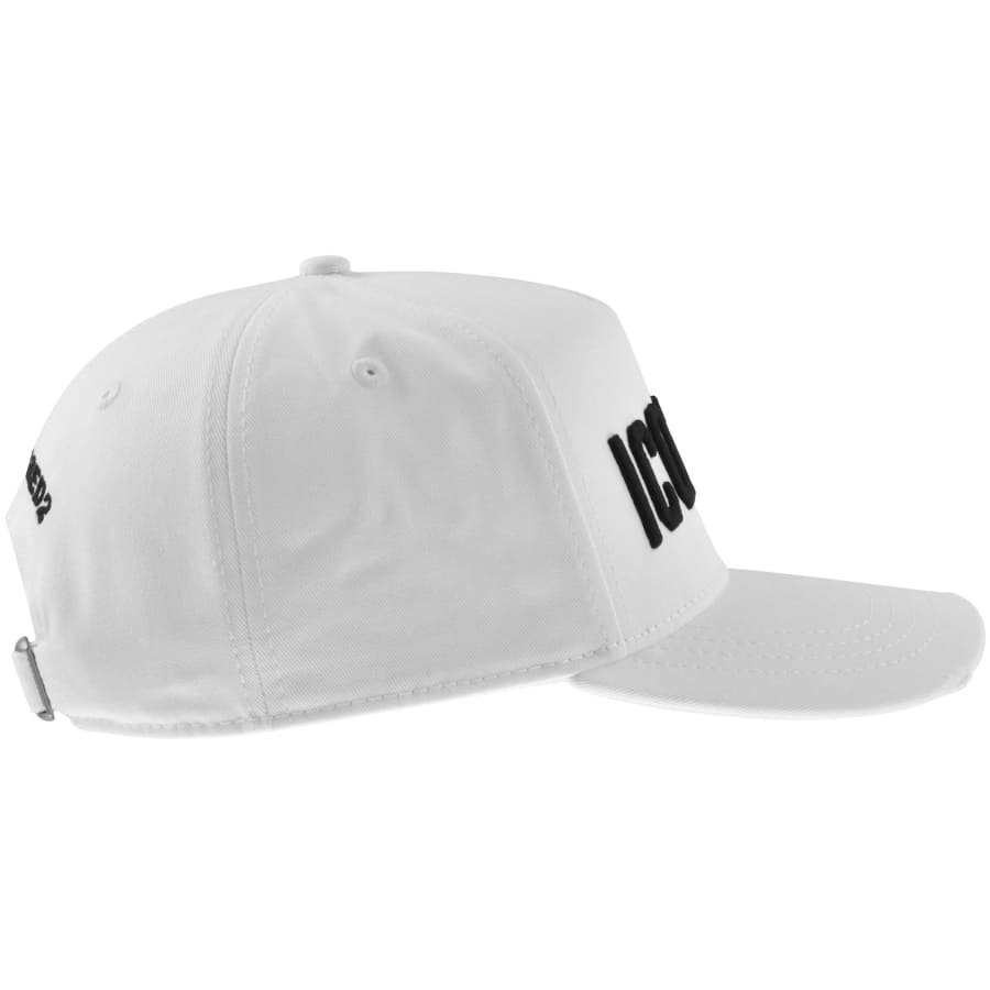 Image number 2 for DSQUARED2 Badge Baseball Cap White