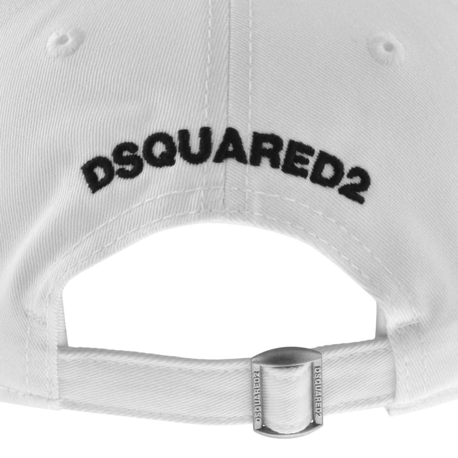 Image number 3 for DSQUARED2 Badge Baseball Cap White