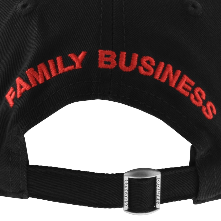 Image number 3 for DSQUARED2 Badge Baseball Cap Black