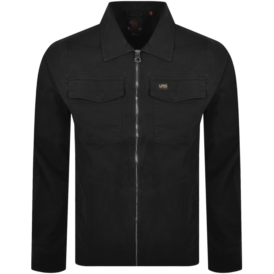 Image number 1 for Luke 1977 Conrith Overshirt Black
