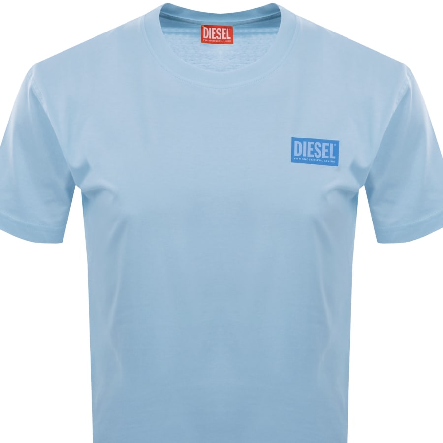 Image number 2 for Diesel T Norm V13 T Shirt Blue