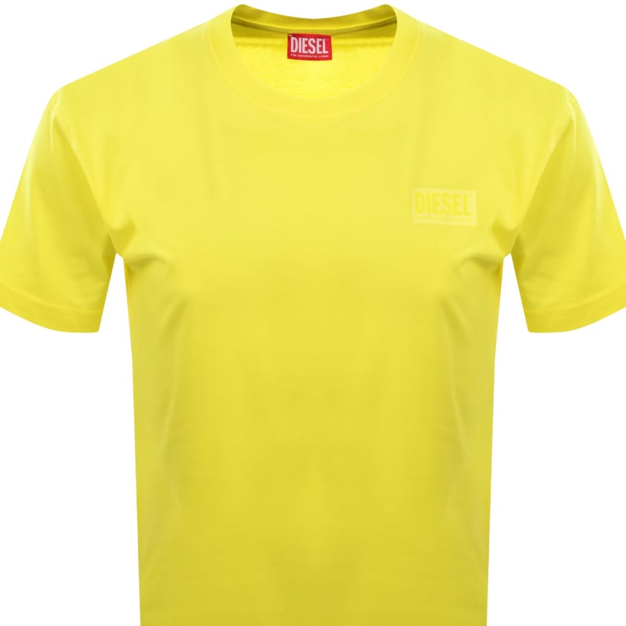 Image number 2 for Diesel T Norm V13 T Shirt Yellow