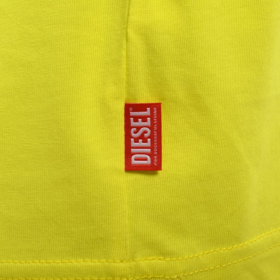 Image number 4 for Diesel T Norm V13 T Shirt Yellow