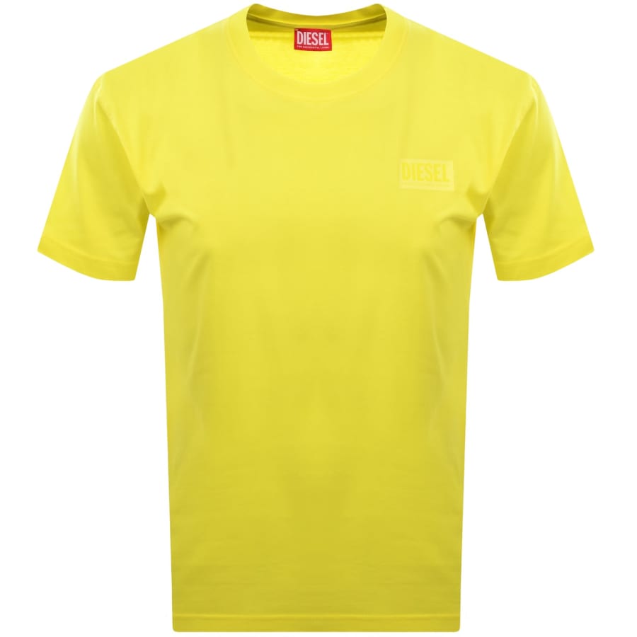 Image number 1 for Diesel T Norm V13 T Shirt Yellow