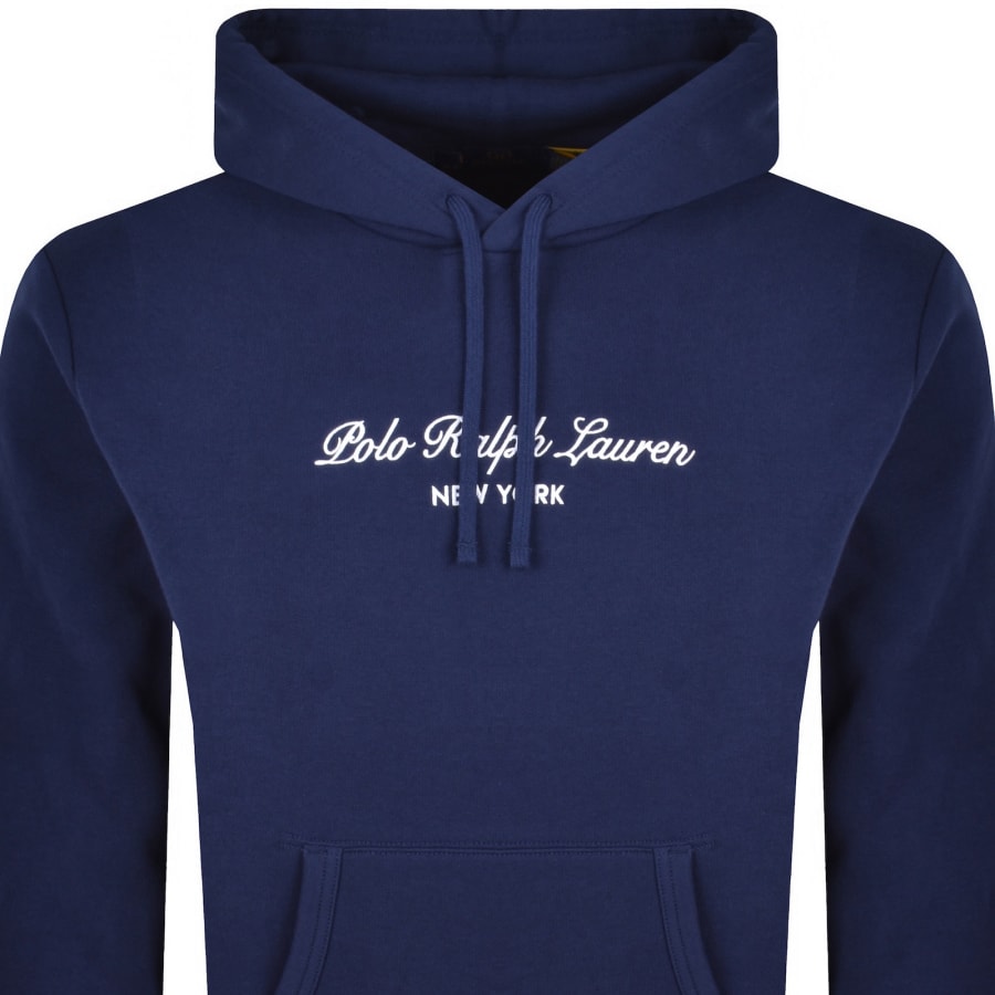Image number 2 for Ralph Lauren Pullover Hoodie Navy