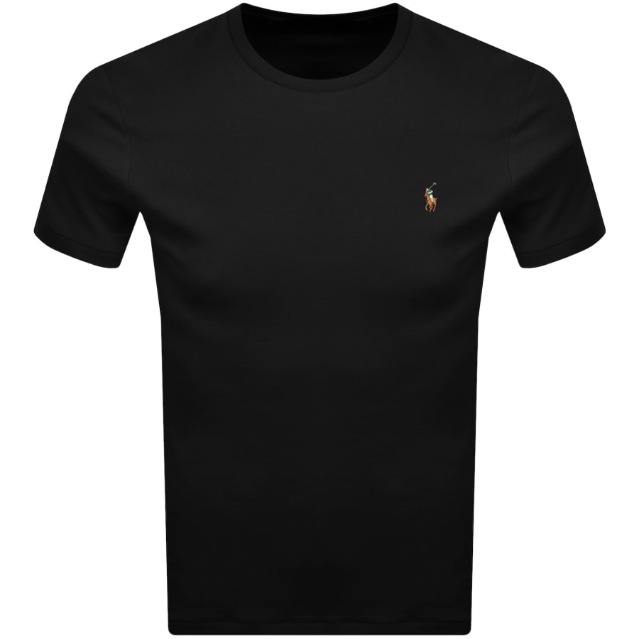 Image number 1 for Ralph Lauren Crew Neck T Shirt Black