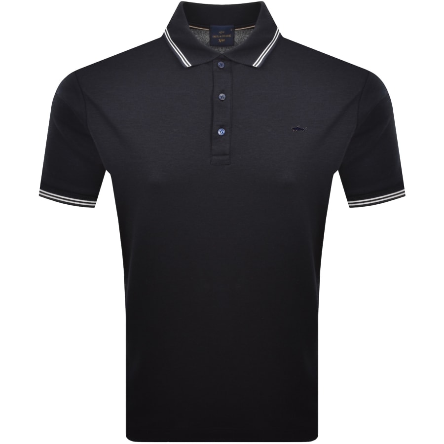 Image number 1 for Paul And Shark X-Soft Tipped Polo T Shirt Navy