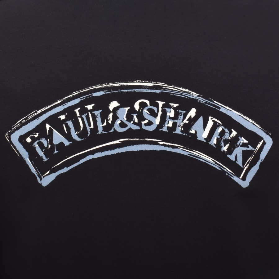Image number 3 for Paul And Shark Logo Sweatshirt Navy