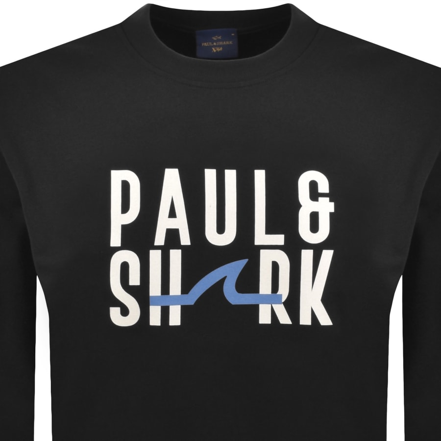 Image number 2 for Paul And Shark X-Soft Logo Sweatshirt Black
