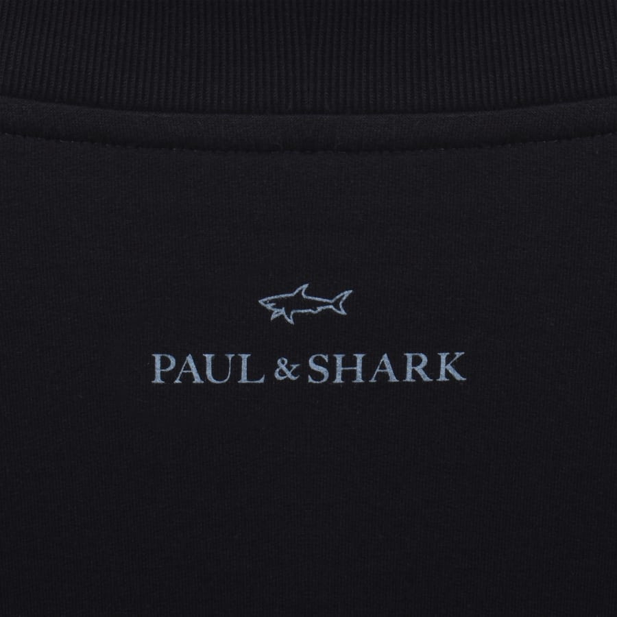 Image number 4 for Paul And Shark X-Soft Logo Sweatshirt Navy