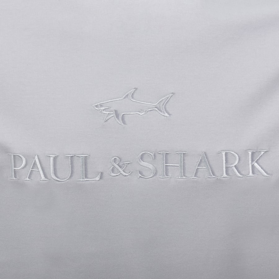Image number 3 for Paul And Shark Embroidered Logo T Shirt Blue