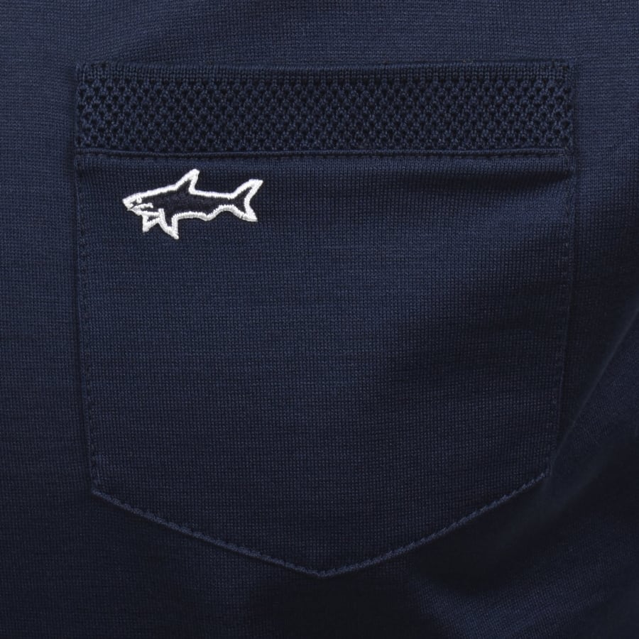 Image number 3 for Paul And Shark Chest Pocket T Shirt Navy