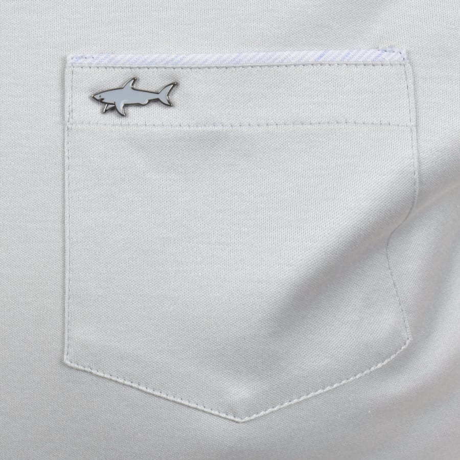 Image number 3 for Paul And Shark Aqua Touch Pocket T Shirt Blue