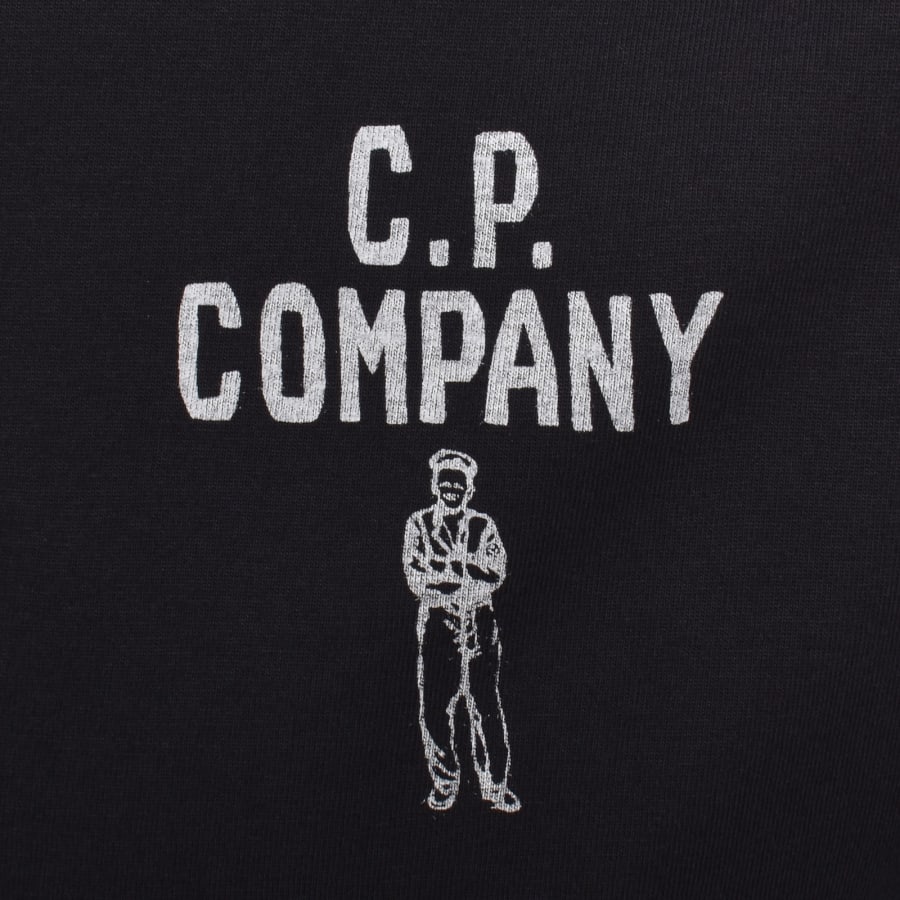 Image number 4 for CP Company Logo T Shirt Navy