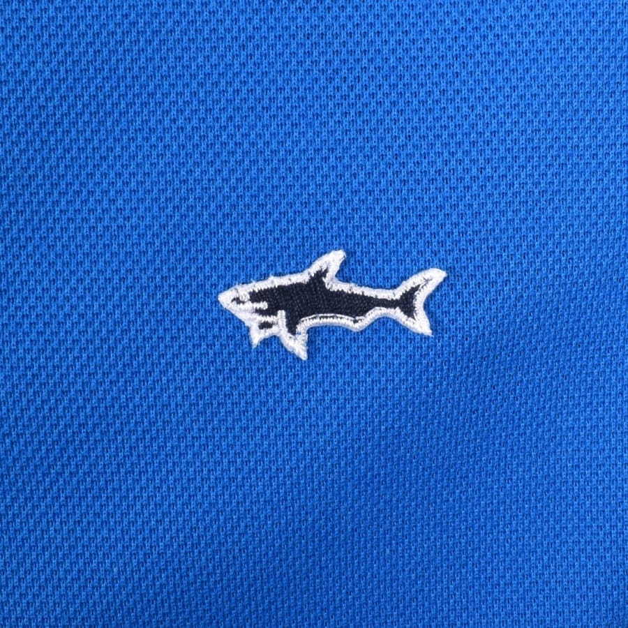Image number 3 for Paul And Shark Logo Polo T Shirt Blue