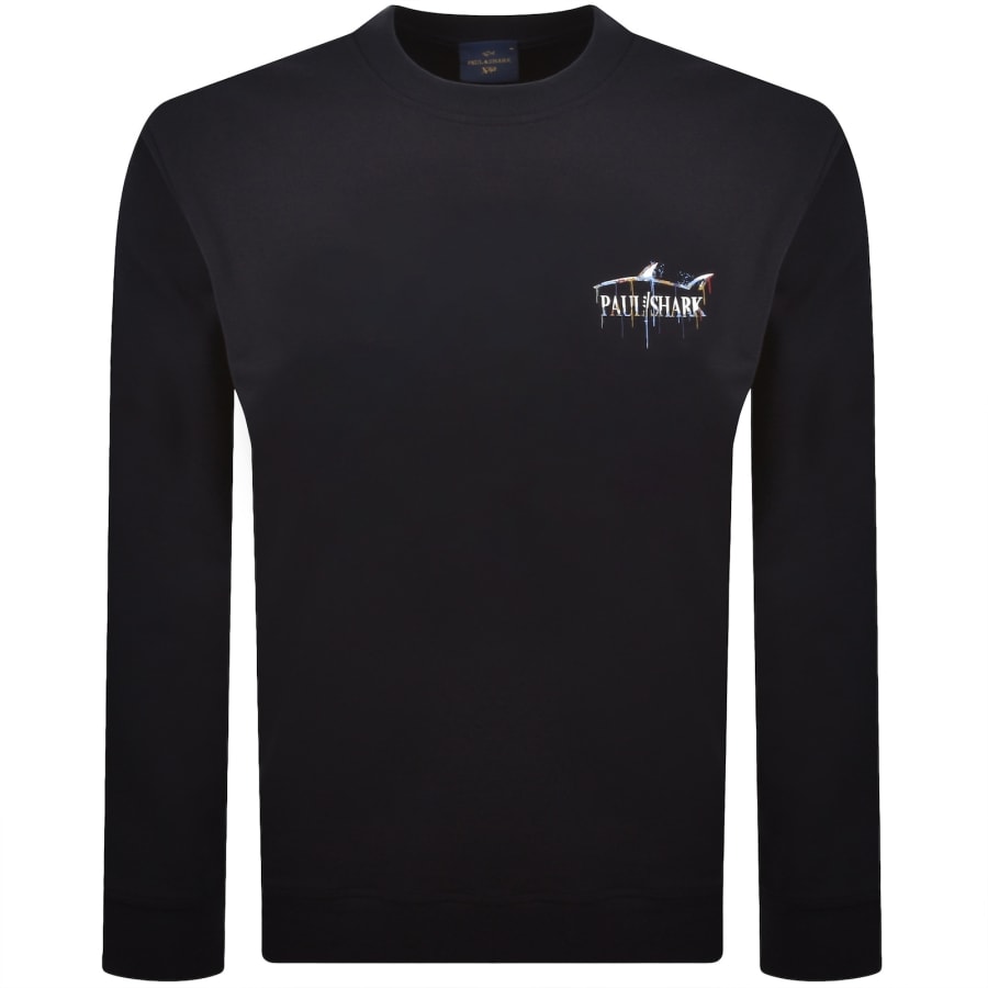 Image number 2 for Paul And Shark X-Soft Logo Sweatshirt Navy
