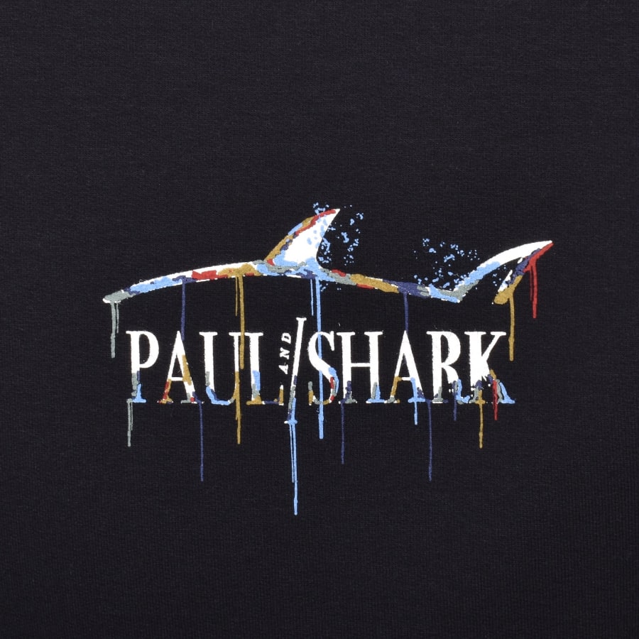 Image number 4 for Paul And Shark X-Soft Logo Sweatshirt Navy