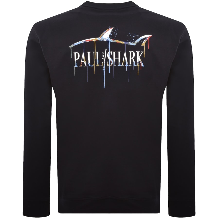 Image number 5 for Paul And Shark X-Soft Logo Sweatshirt Navy