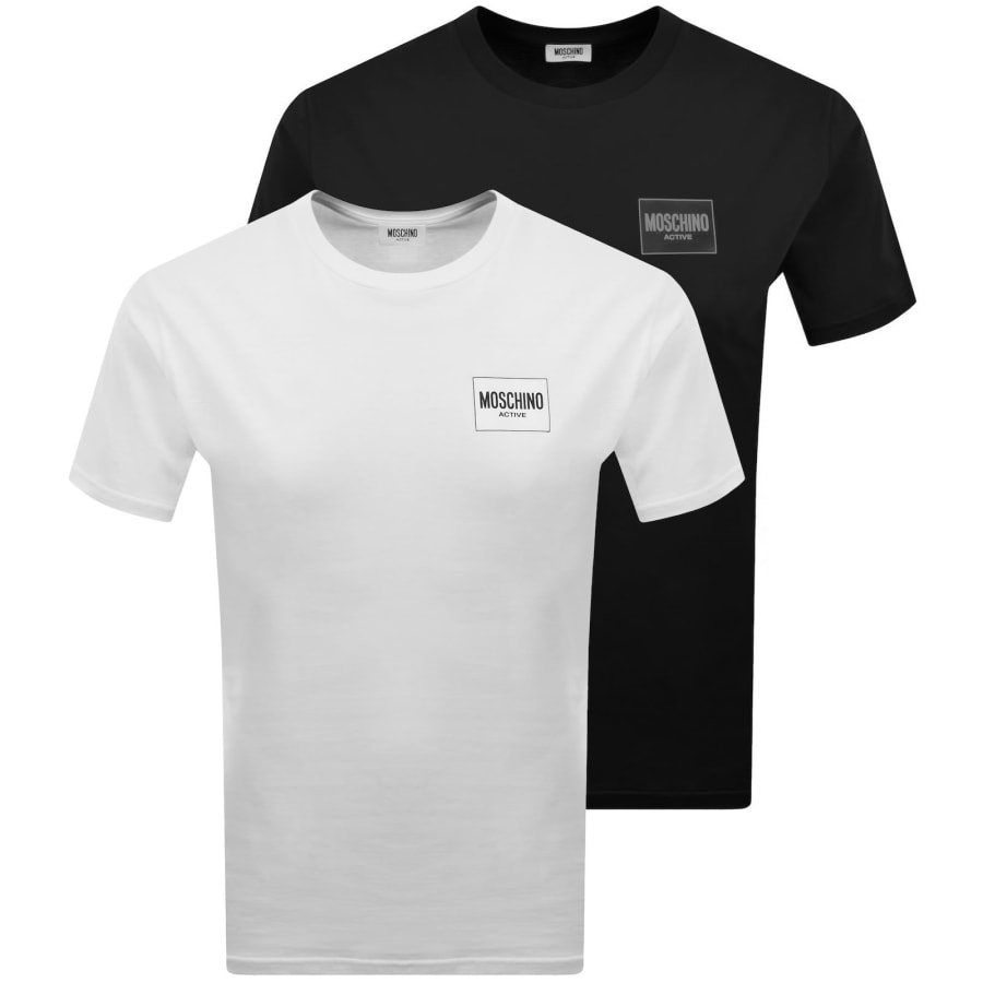 Image number 1 for Moschino Active 2 Pack T Shirts