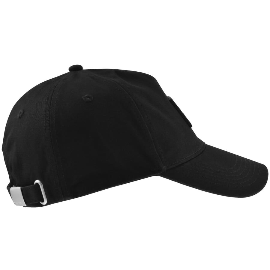 Image number 2 for Calvin Klein Monologo Rubber Patch Cap Black
