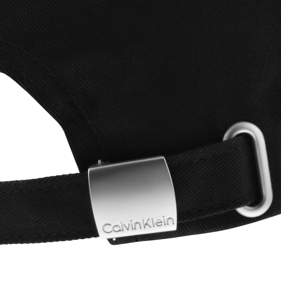 Image number 3 for Calvin Klein Monologo Rubber Patch Cap Black