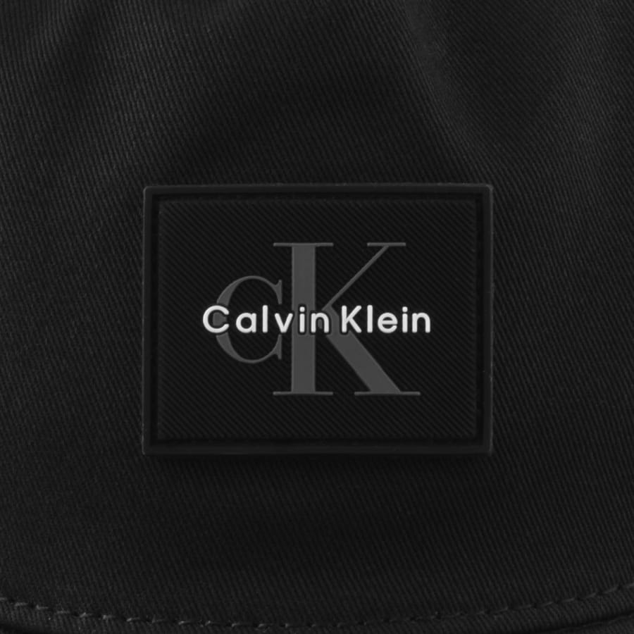 Image number 4 for Calvin Klein Monologo Rubber Patch Cap Black