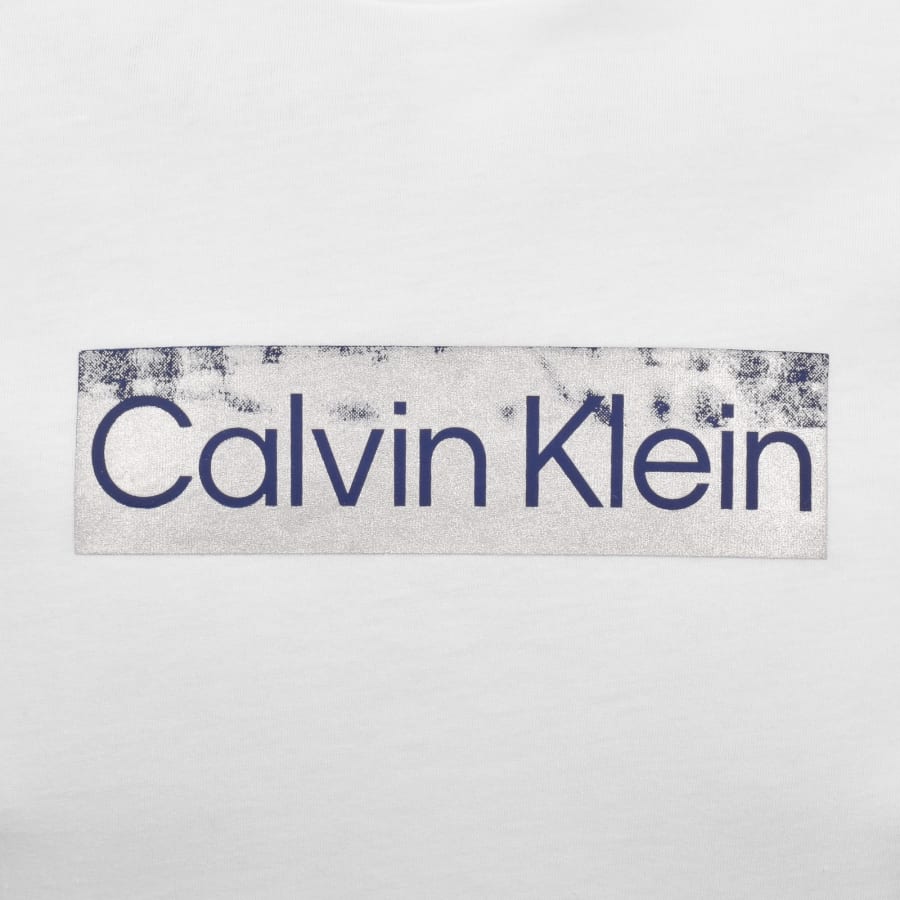 Image number 3 for Calvin Klein Graphic T Shirt Bright White