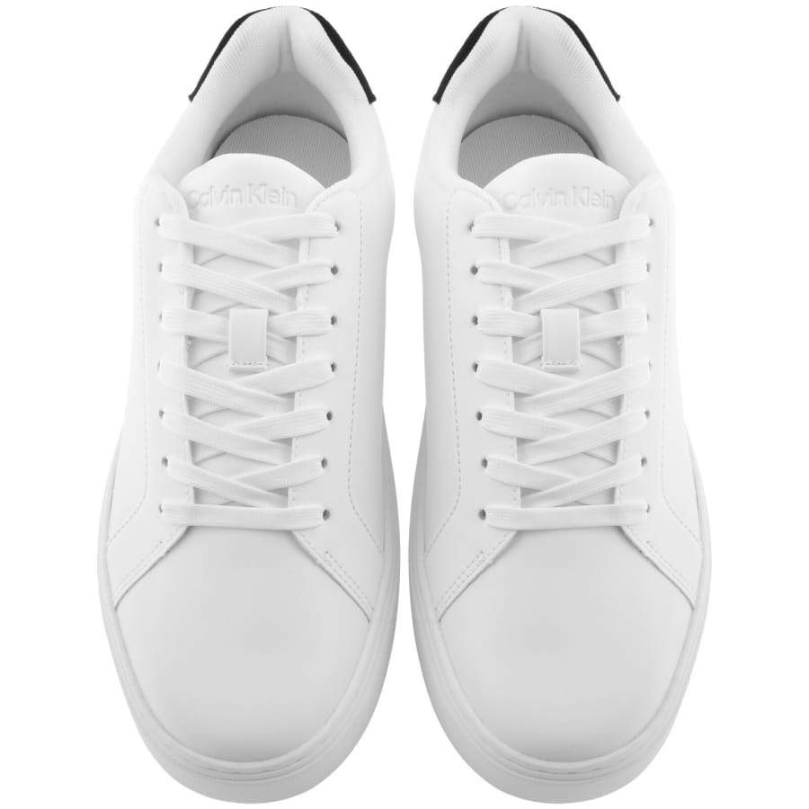 Image number 3 for Calvin Klein Classic Cupsole Trainers White